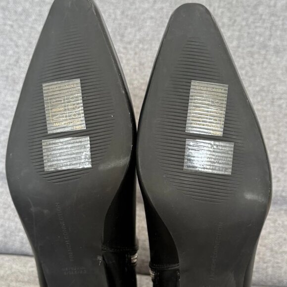 French Connection Womens Alex Kitten Heel 3 In Bootie Black Size 8 US - Picture 5 of 8